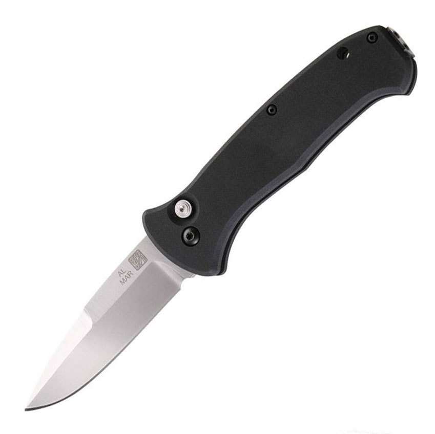 Автоматический складной нож Mini Auto Sere 2000™, Crucible CPM® S30V™ Satin Plain Blade, Black Aluminum Handles 7.6 см.