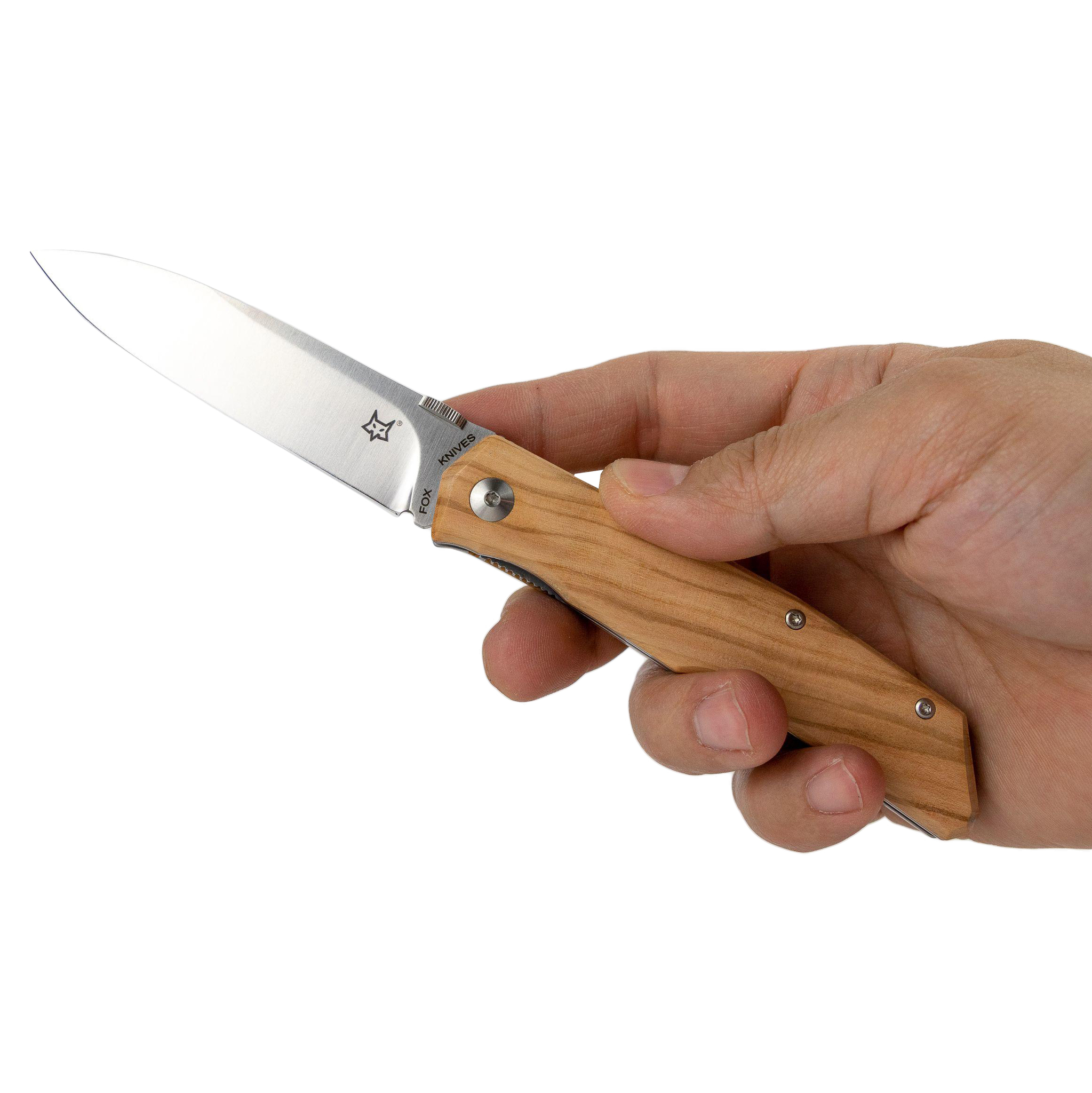 Складной нож Terzuola, сталь N690, оливковое дерево - фото 7