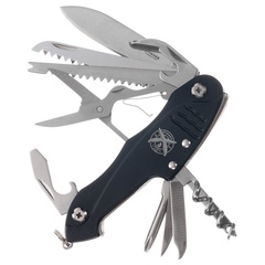 Фото Нож перочинный Stinger 96 мм, 15 функций, черный