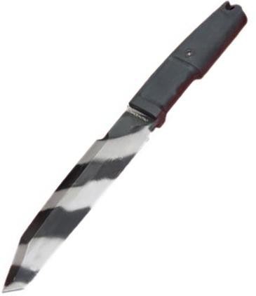 Нож с фиксированным клинком Extrema Ratio Golem TigerTech Camo, сталь Bhler N690, рукоять пластик - фото 1