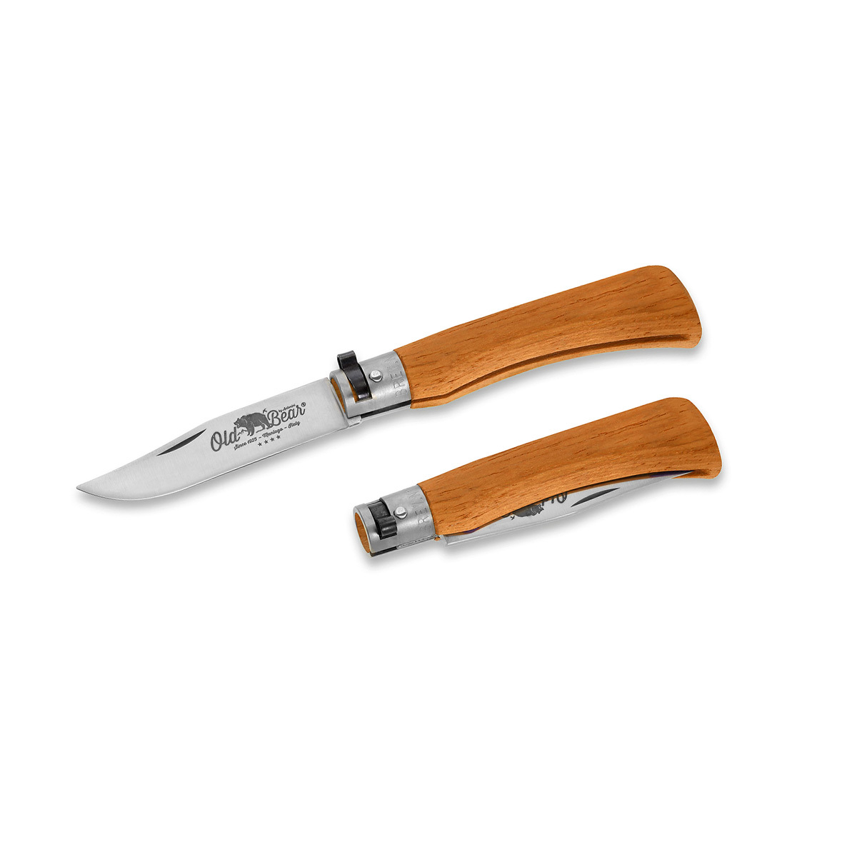 Складной нож Antonini Old Bear® Full Color XL, сталь 420, рукоять оранжевая стабилизированная древесина от Ножиков