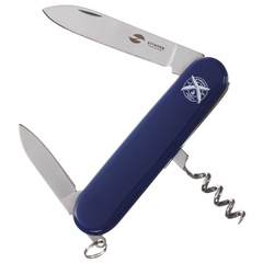 Фото Нож перочинный Stinger 90 мм, 4 функции, синий