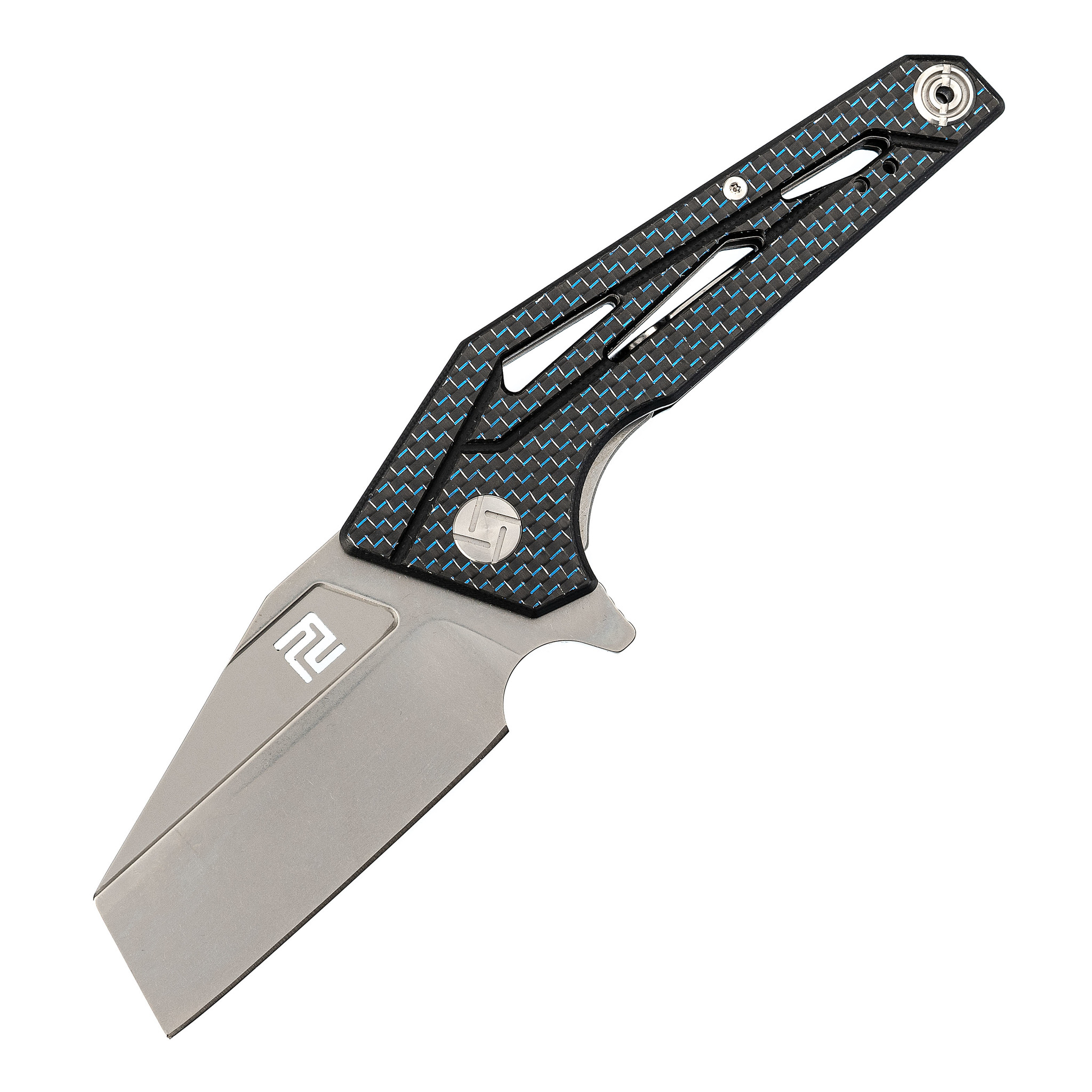 фото Складной нож artisan ravine, сталь d2, карбон artisan cutlery