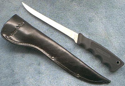 Нож филейный Bear & Son, Power Grip Fillet, 466, углеродистая нержавеющая сталь от Ножиков