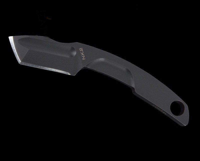 фото Нож с фиксированным клинком extrema ratio n.k.2 black, сталь bhler n690, цельнометаллический