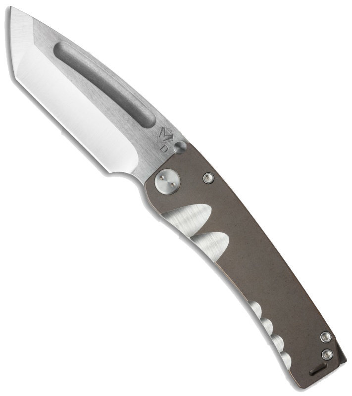фото Нож складной medford marauder tanto, сталь d2 tool steel, рукоять титановый сплав, бронзовый