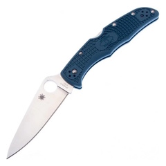 Фото Складной нож Spyderco Endura 4 сталь K390, рукоять FRN голубая