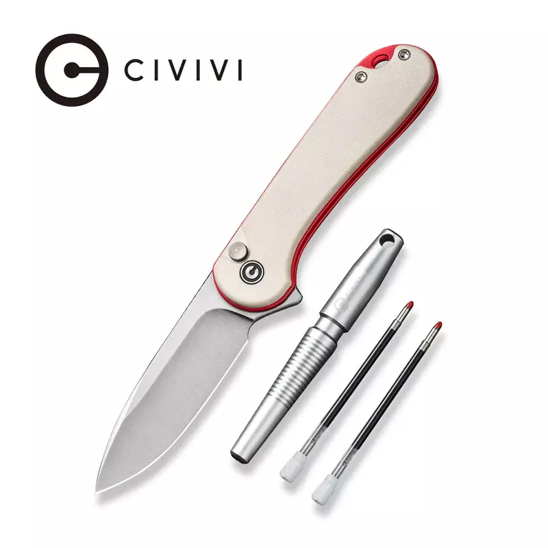 фото Складной нож civivi elementum ii + тактическая ручка stellarquill pen
