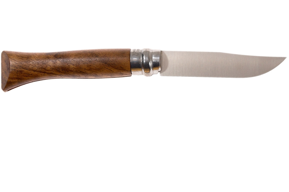 Нож складной Opinel №6 Walnut Tree, сталь Sandvik™ 12С27, рукоять орех, 002025 - фото 7