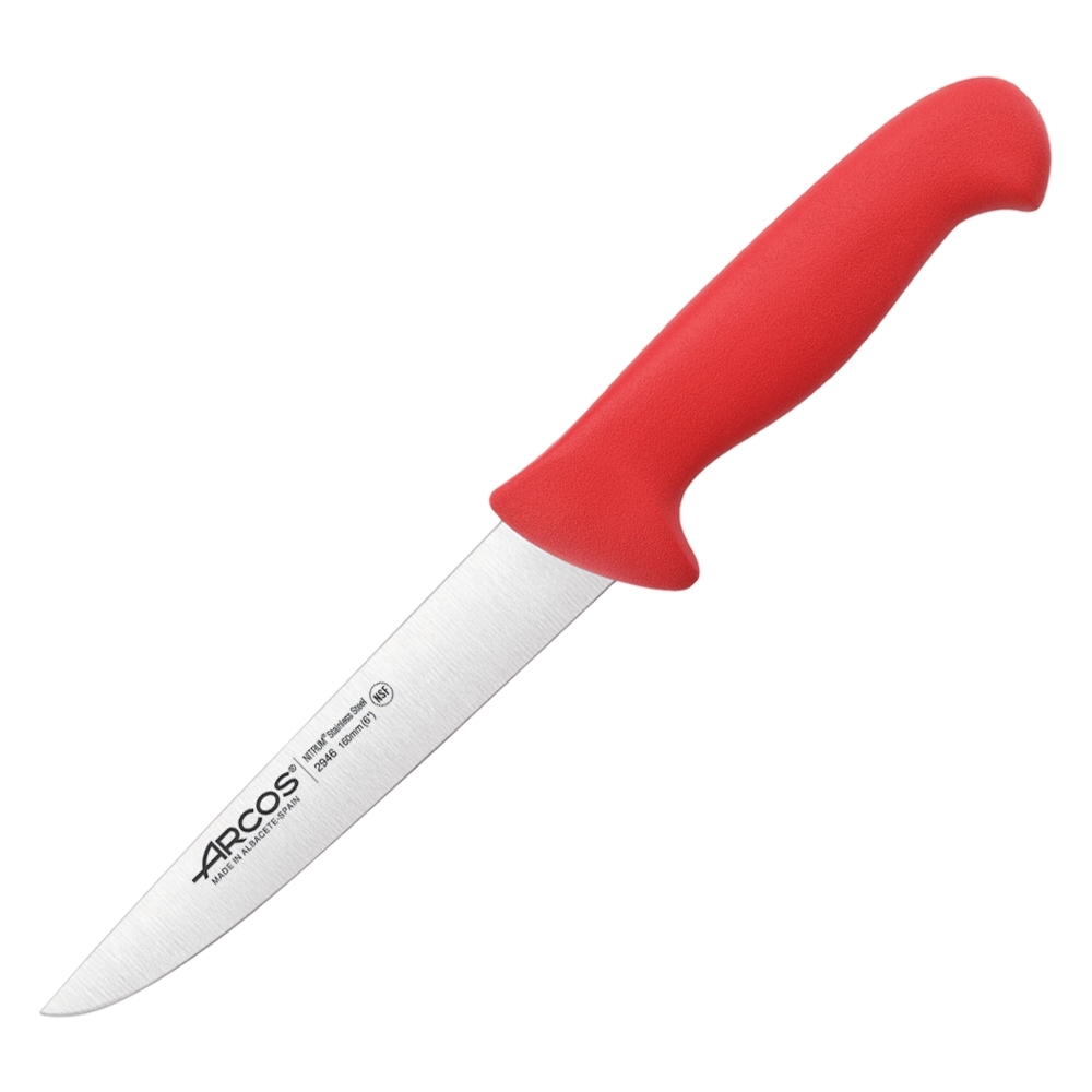 Нож для мяса 2900 294622, 160 мм, красный
