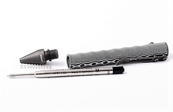 Тактическая ручка K.I.D. Cal .50 Micarta, Boker Plus 09BO079, черная - фото 5