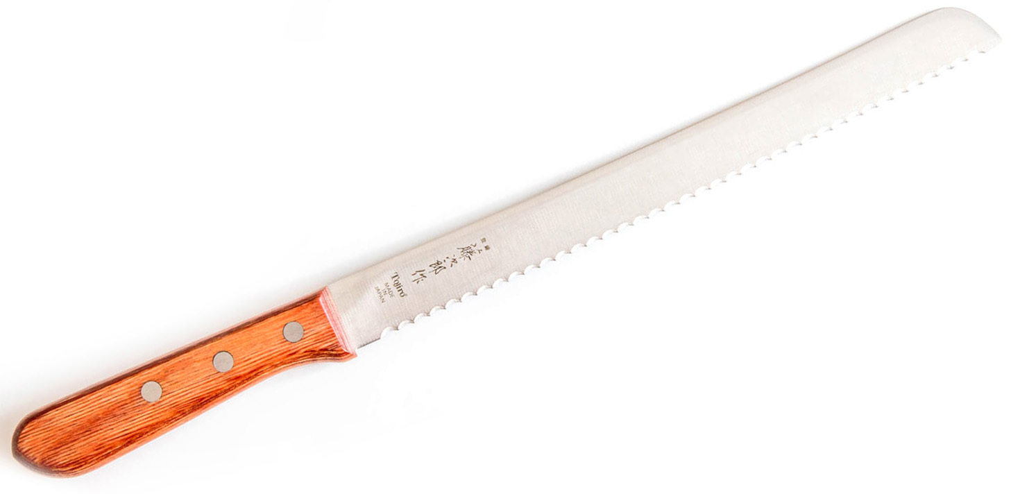 Нож кухонный хлебный Western Tojiro, 235 мм