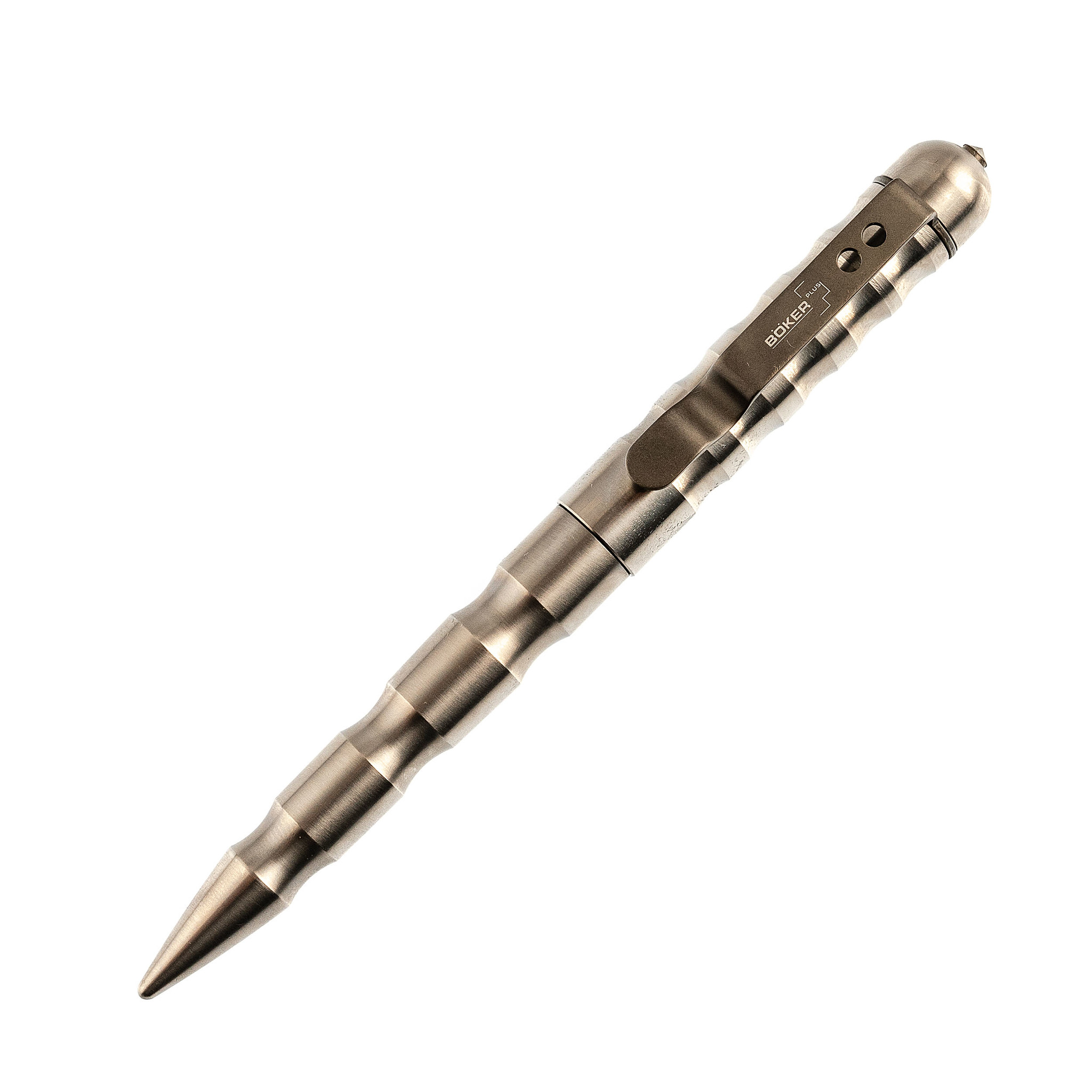 Тактическая ручка MPP Titanium (Multi Purpose Pen Titan), Boker Plus 09BO066, серебристая