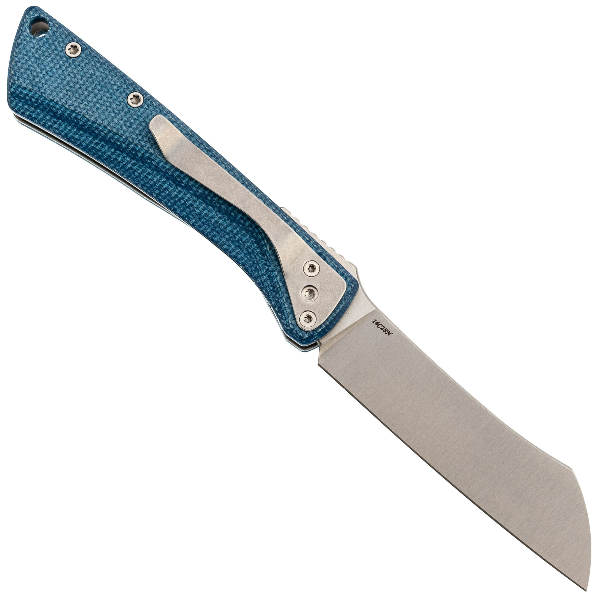Складной нож Trivisa Norma-04L, сталь 14C28N, рукоять микарта - фото 3