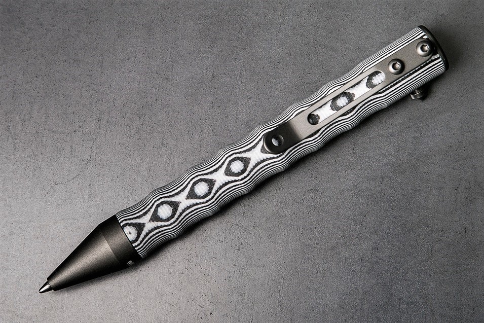 Тактическая ручка K.I.D. Cal .50 Micarta, Boker Plus 09BO079, черная - фото 10