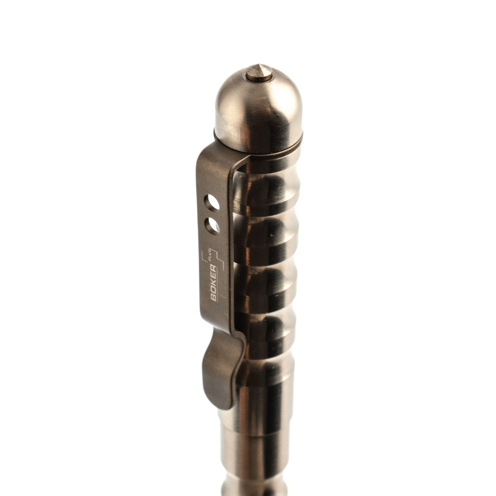 Тактическая ручка MPP Titanium (Multi Purpose Pen Titan), Boker Plus 09BO066, серебристая. Фото №3