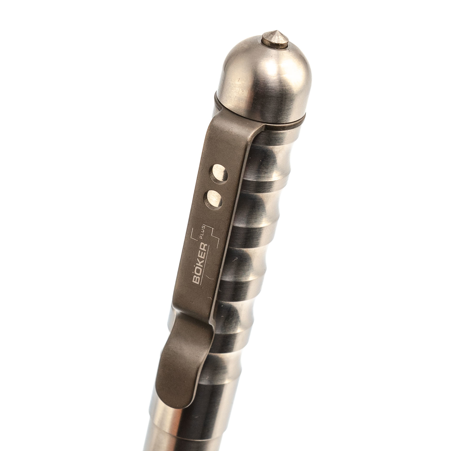 Тактическая ручка MPP Titanium (Multi Purpose Pen Titan), Boker Plus 09BO066, серебристая. Фото №4