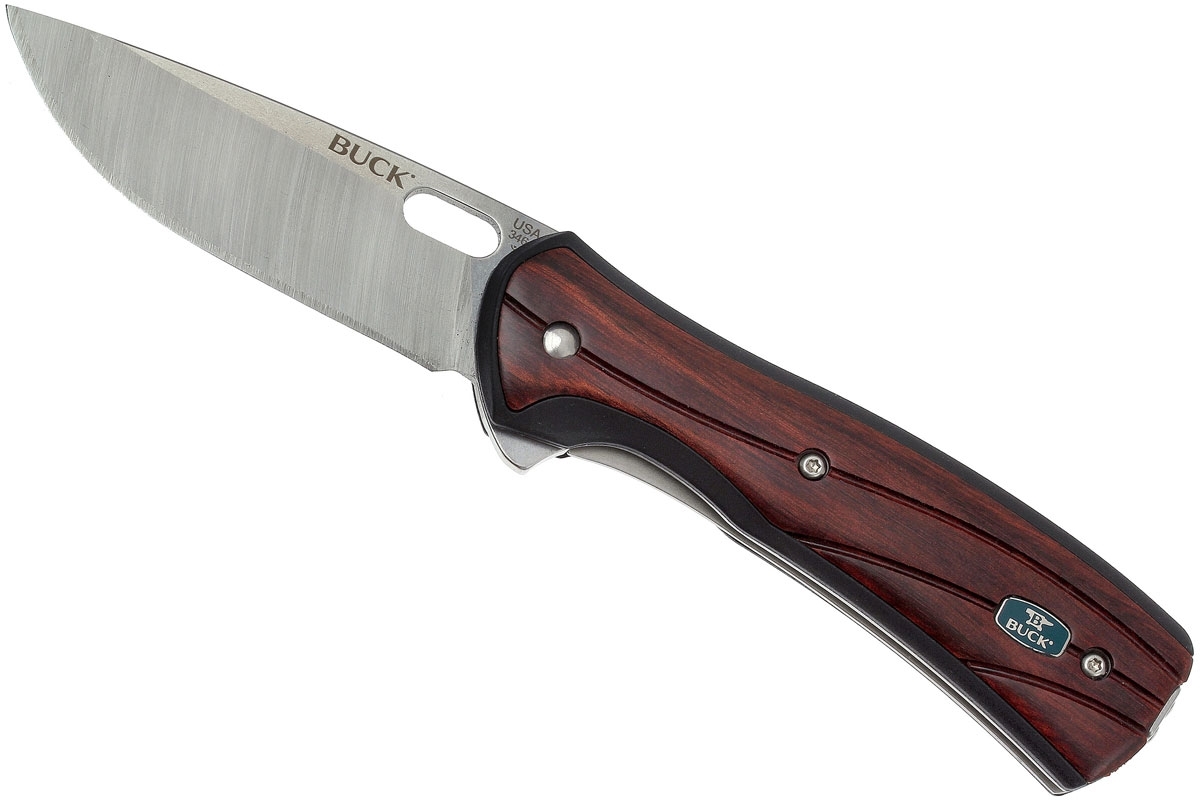 Нож складной Vantage™ Avid Large - BUCK 0346RWS, сталь 420HC, рукоять пластик под дерево - фото 1