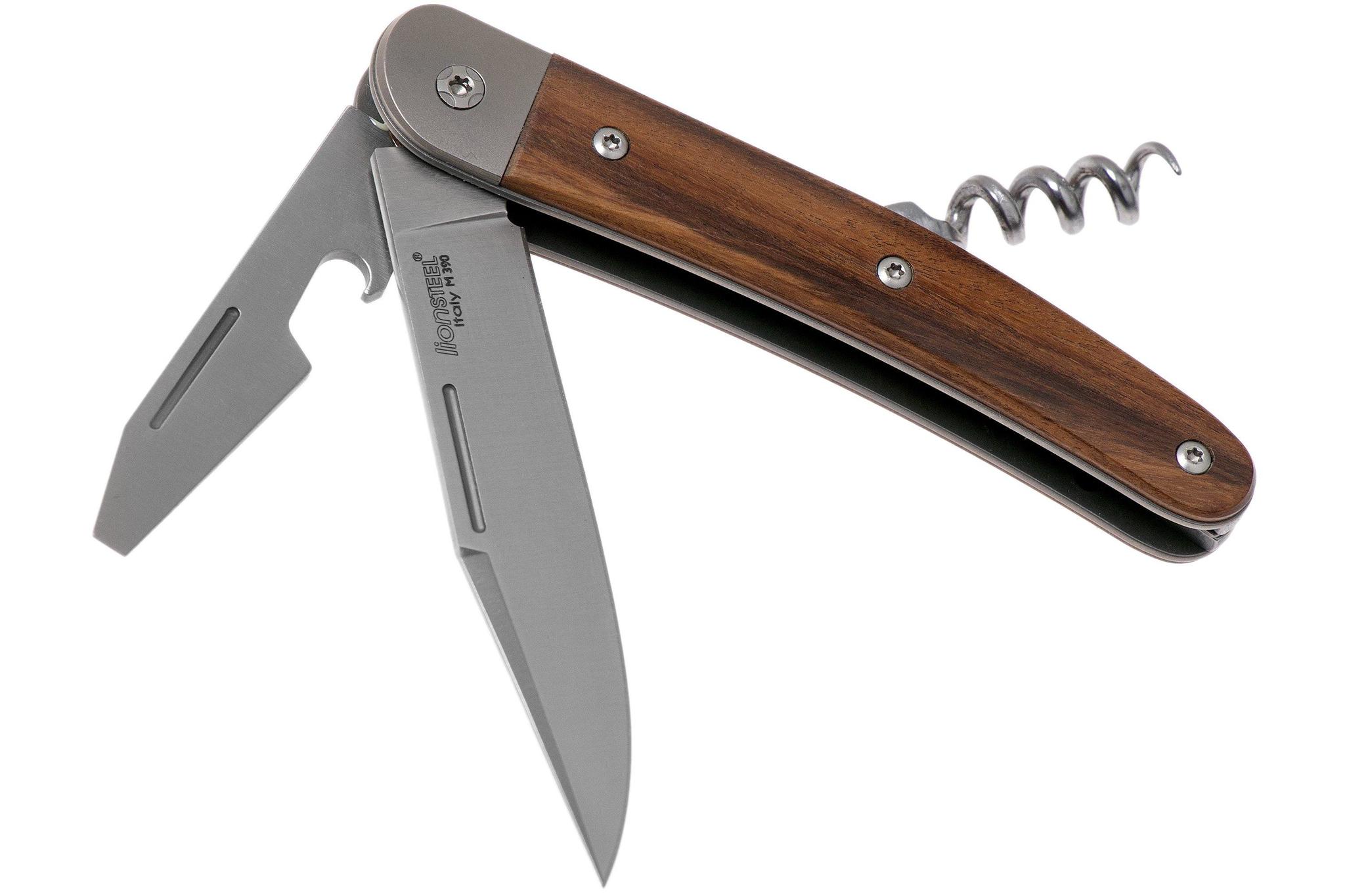 Складной нож-мультитул Lionsteel Jack 3, сталь M390, рукоять палисандр - фото 1