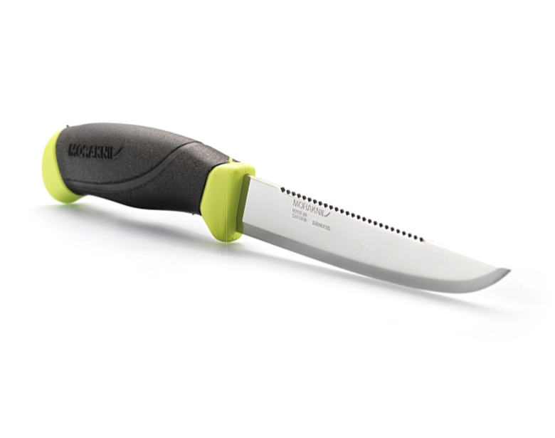 Нож с фиксированным лезвием Morakniv Fishing Comfort Scaler 150, сталь Sandvik 12C27, рукоять резина/пластик - фото 5