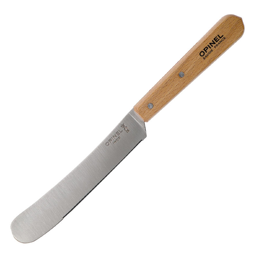 фото Нож столовый opinel, деревянная рукоять, блистер, нержавеющая сталь
