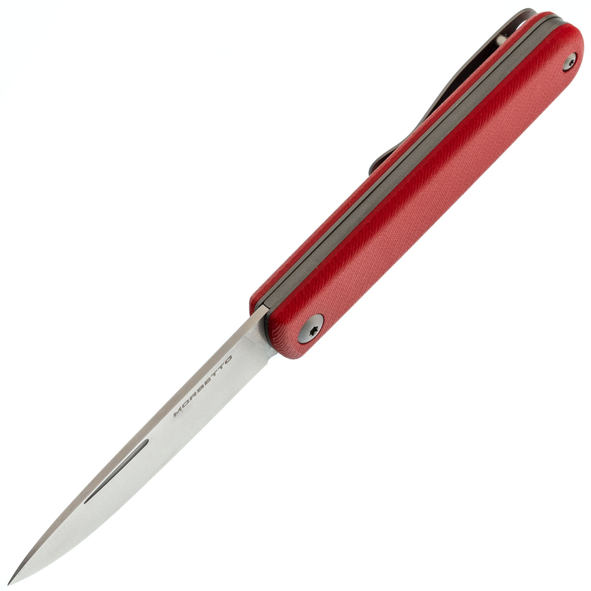 Складной нож Mr.Blade Morsetto, сталь VG10, рукоять G10, красный - фото 2