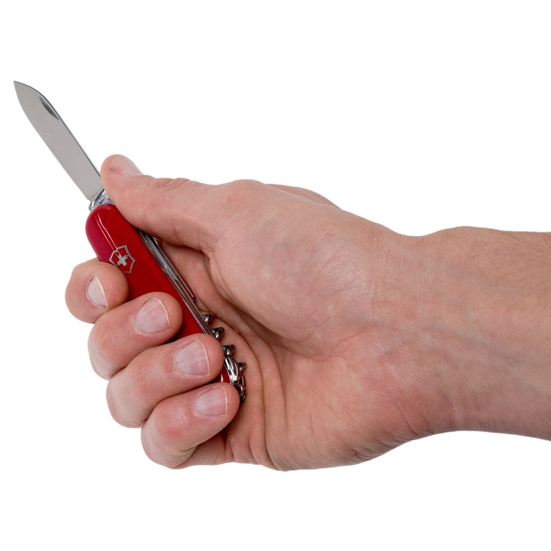 фото Нож перочинный victorinox climber, сталь x55crmo14, рукоять cellidor®, красный