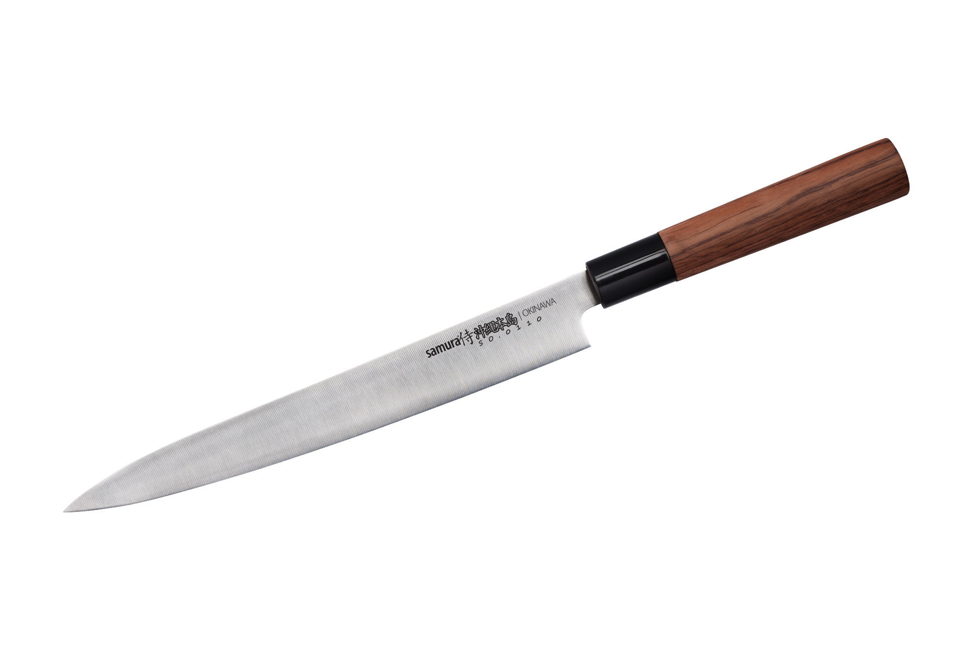 Нож кухонный  Samura OKINAWA  Янагиба 240 мм, AUS-8, палисандр