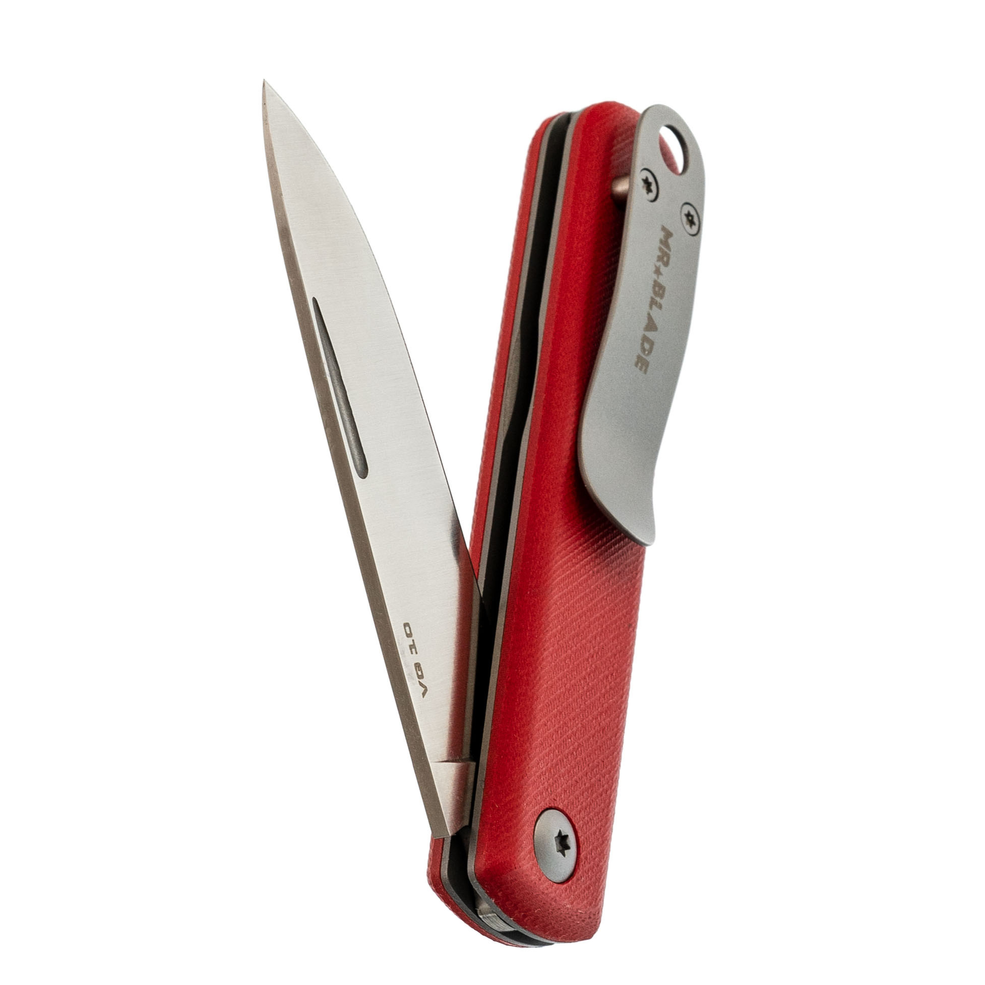 Складной нож Mr.Blade Morsetto, сталь VG10, рукоять G10, красный - фото 7