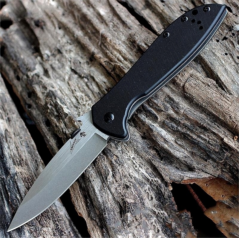 Складной нож Kershaw Emerson CQC-4KXL K6055, сталь 8Cr14MoV, рукоять сталь/G-10 - фото 3