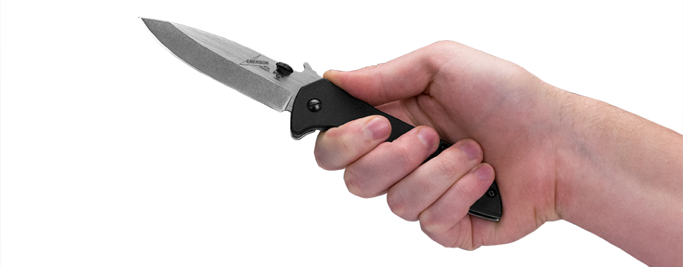 Складной нож Kershaw Emerson CQC-4KXL K6055, сталь 8Cr14MoV, рукоять сталь/G-10 - фото 5