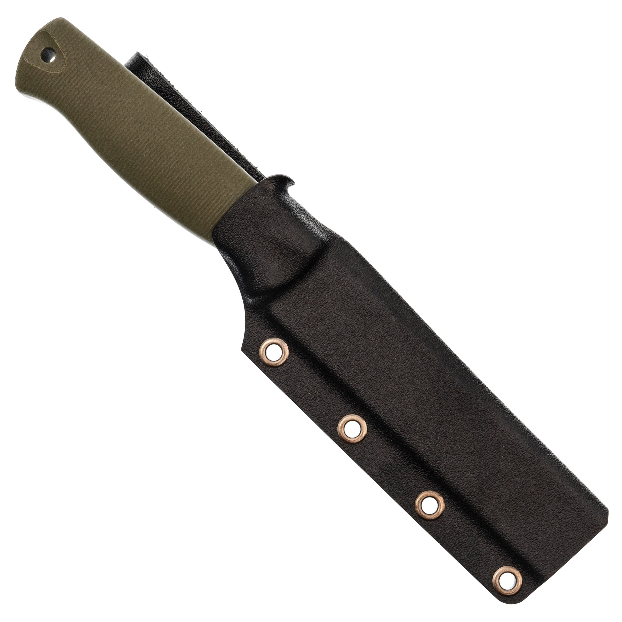 Нож цельнометаллический BARN, сталь M390, черная G10 - фото 5