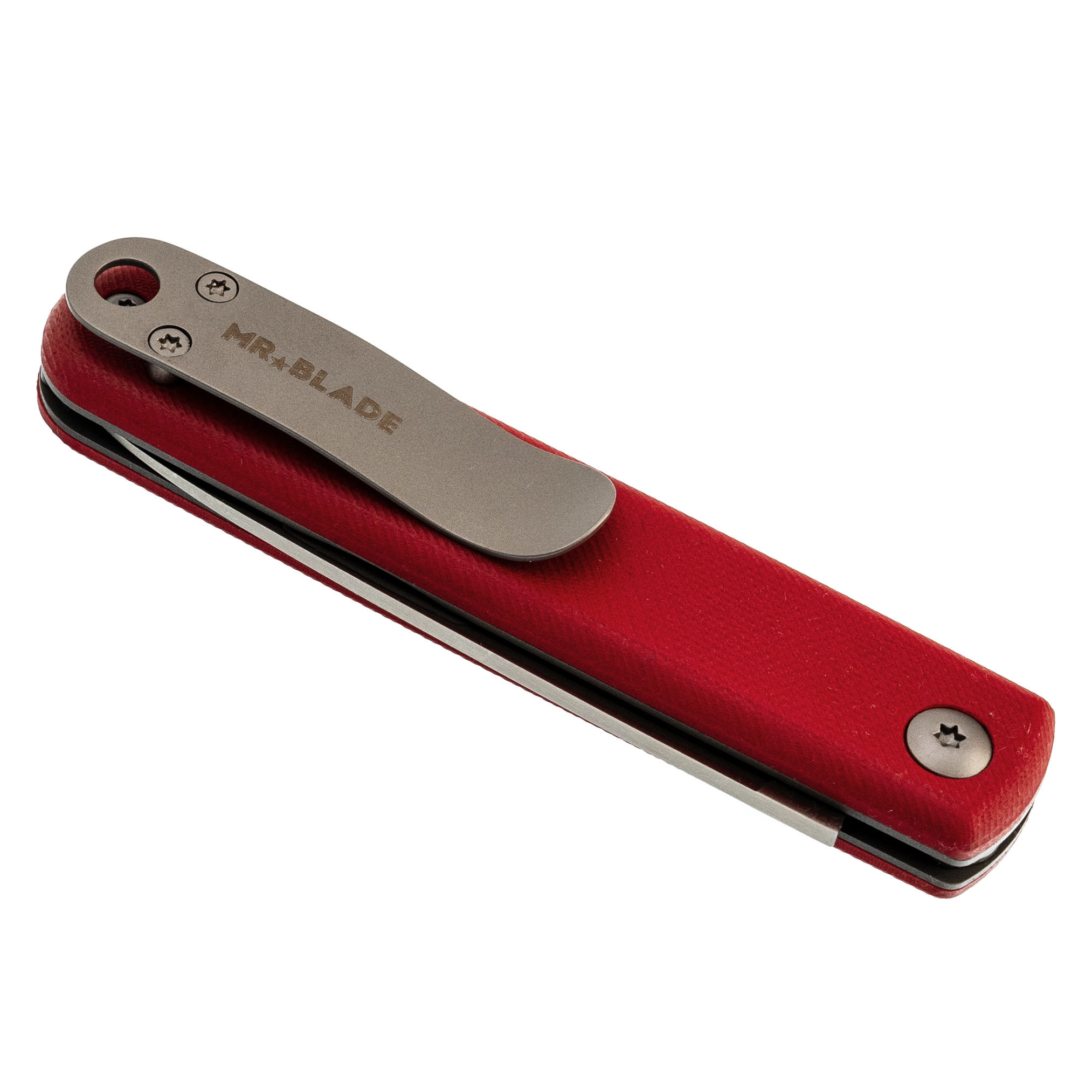 Складной нож Mr.Blade Morsetto, сталь VG10, рукоять G10, красный - фото 10
