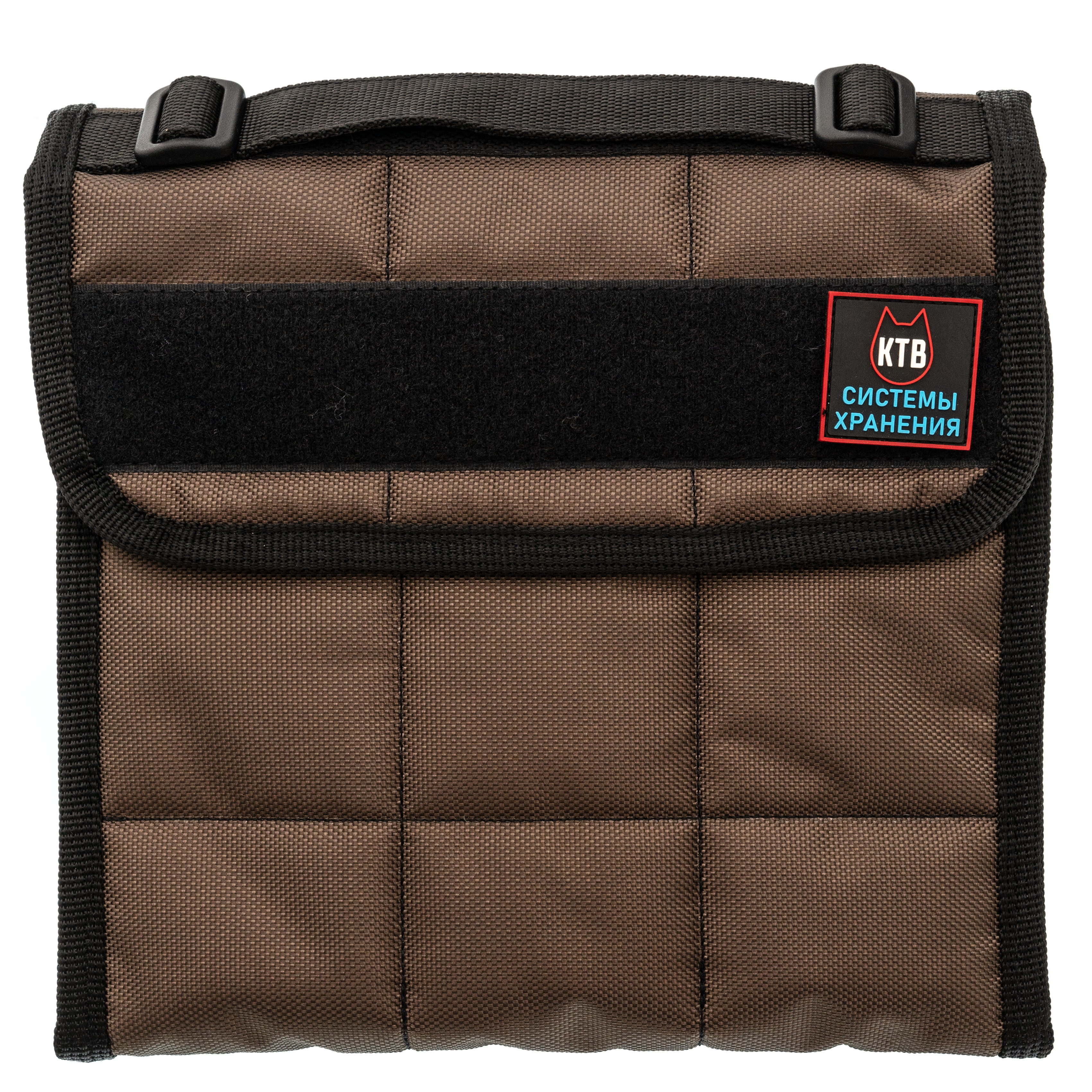 Сумка для 6 фиксированных ножей с замком KTB, коричневая S