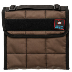 Фото Сумка для 6 фиксированных ножей с замком KTB, коричневая S