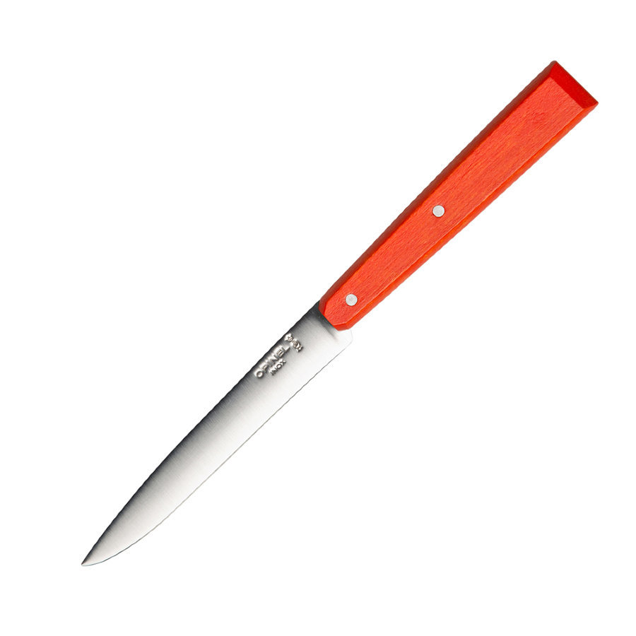 Нож столовый Opinel №125, нержавеющая сталь, красный от Ножиков