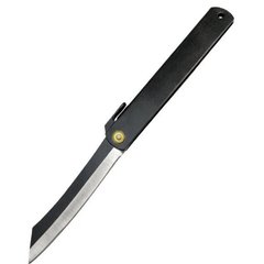 Фото Нож складной Higonokami Itto Ryu, HKC-18465, сталь Solid Carbon steel, рукоять сталь