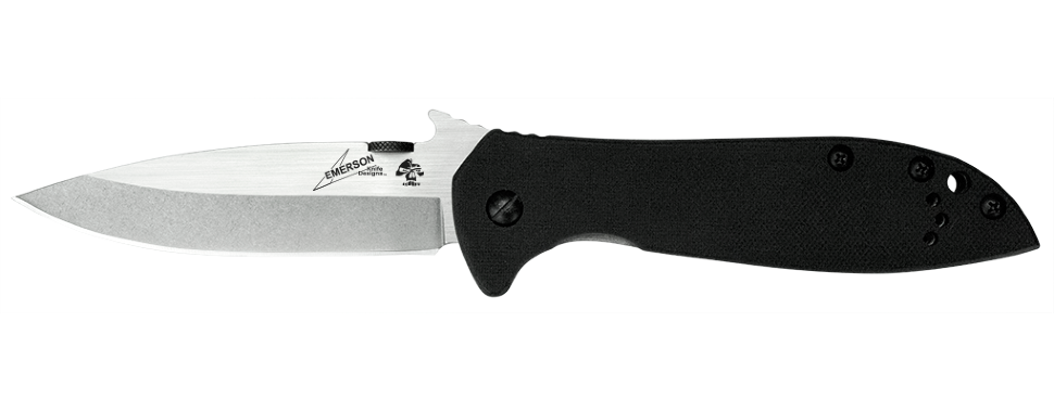 Складной нож Kershaw Emerson CQC-4KXL K6055, сталь 8Cr14MoV, рукоять сталь/G-10 - фото 9