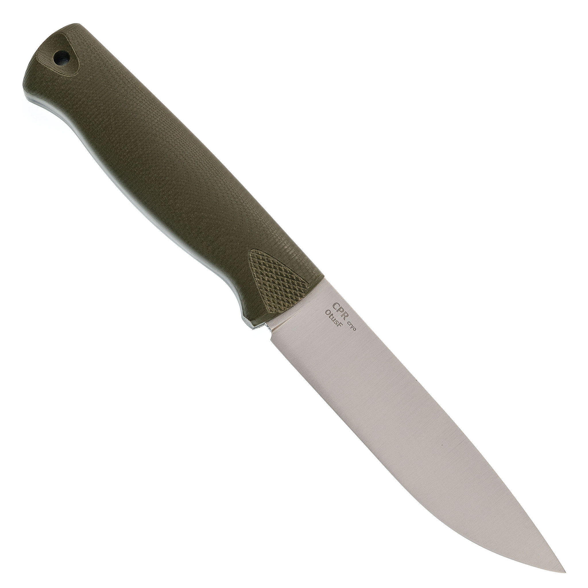 Нож цельнометаллический BARN, сталь M390, черная G10 - фото 3