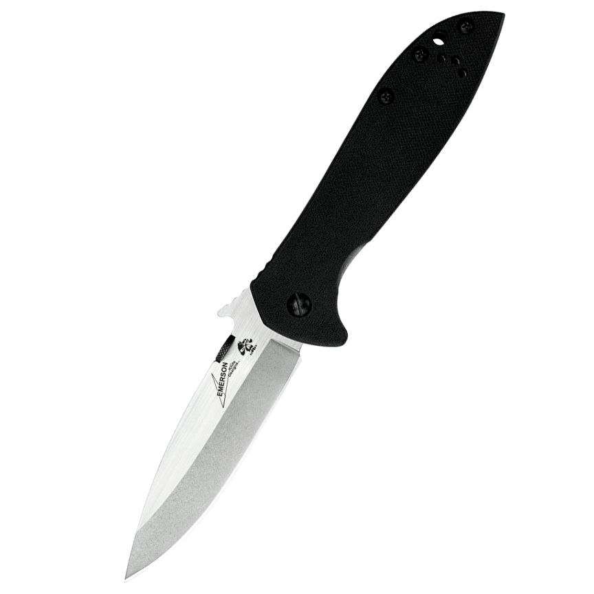 Складной нож Kershaw Emerson CQC-4KXL K6055, сталь 8Cr14MoV, рукоять сталь/G-10 - фото 10