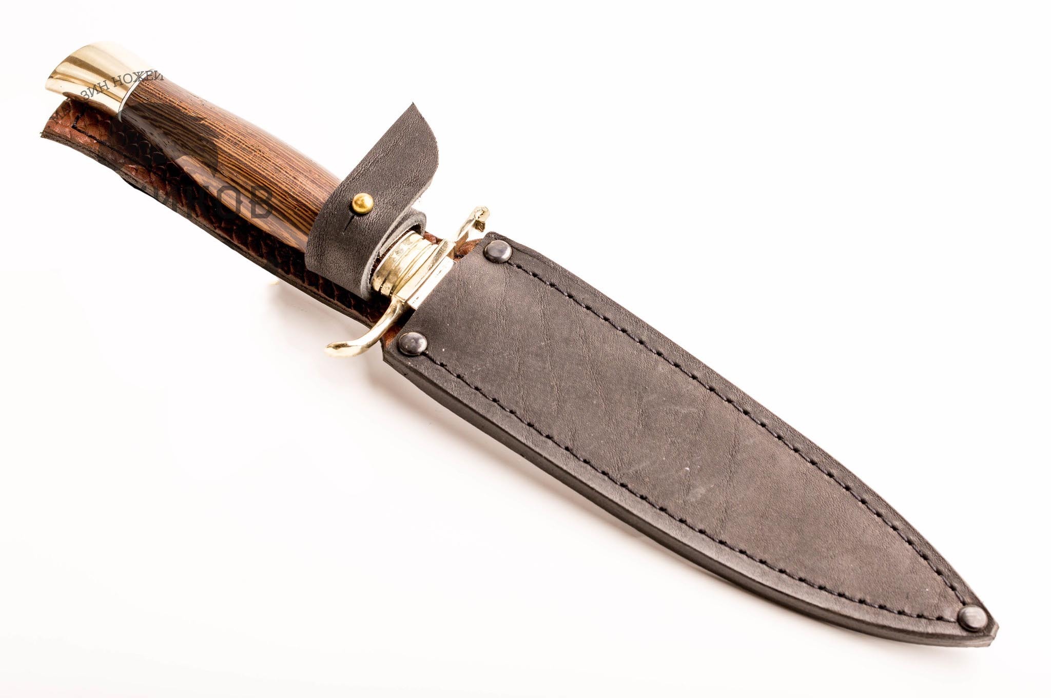 Нож финка-4 НКВД удлиненная, кованая 95х18 - фото 4