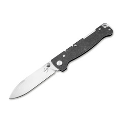 Фото Складной нож Boker Atlas Droppoint TS, сталь D2, рукоять нержавеющая сталь