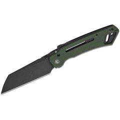 Фото Складной нож CIVIVI Buster FG blackwash сталь Nitro-V, рукоять Green Canvas Micarta