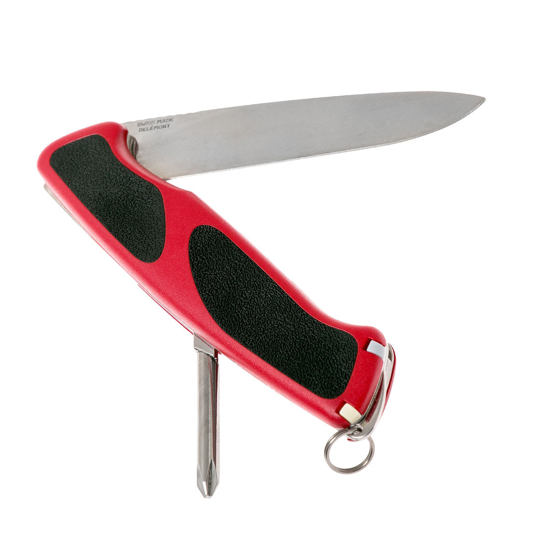 Нож перочинный Victorinox RangerGrip 53 0.9623.C 130мм 5 функций красно-чёрный - фото 4