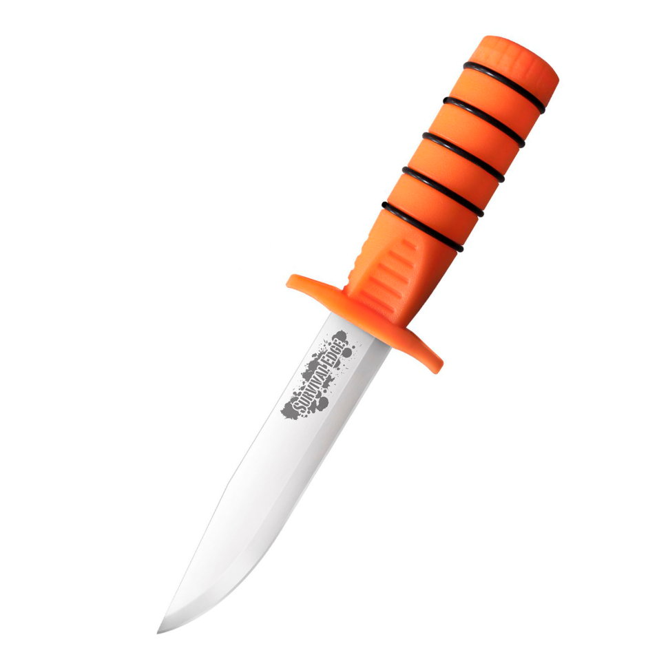 Нож для выживания Cold Steel Survival Edge (Orange) 80PH, сталь 4116, рукоять полипропилен - фото 1