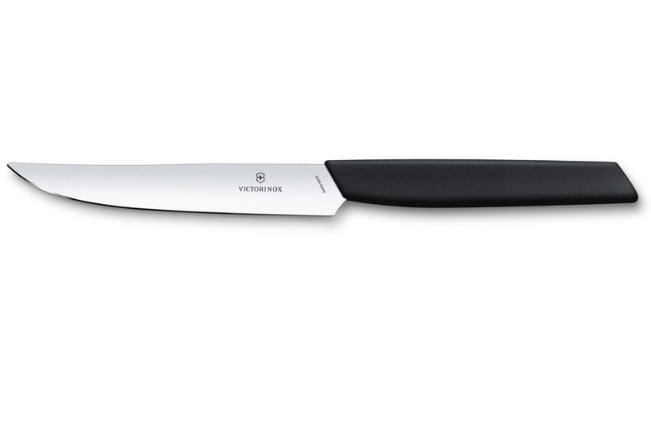 Нож для стейка Swiss Modern Victorinox, 12 см, черный от Ножиков