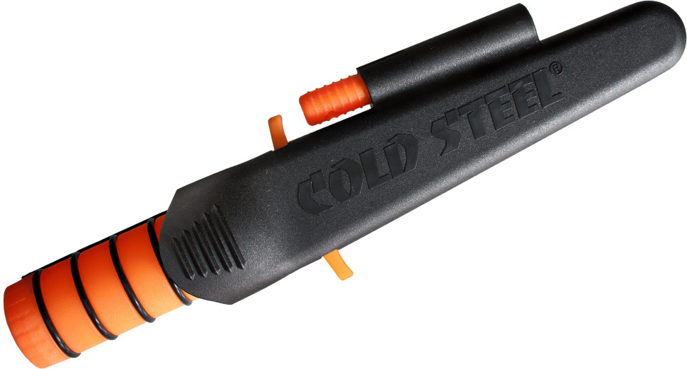 фото Нож для выживания cold steel survival edge (orange) 80ph, сталь 4116, рукоять полипропилен