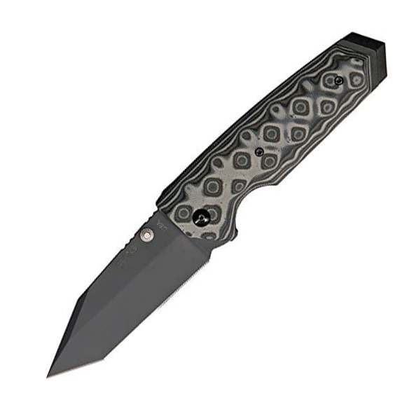 Нож складной туристический Hogue EX-02 Tanto, сталь 154CM, рукоять стеклотекстолит G-Mascus®, серый/чёрный