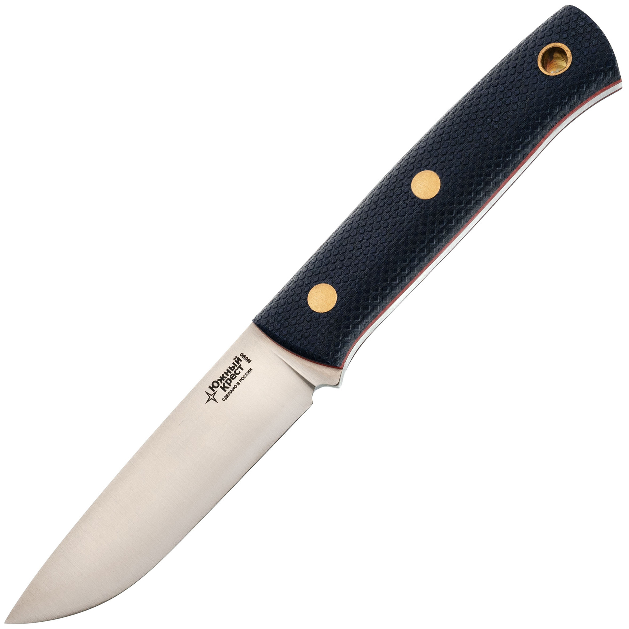 Нож туристический M1, сталь N690, рукоять микарта, Южный крест складной нож artisan cazador сталь ar rpm9 рукоять micarta