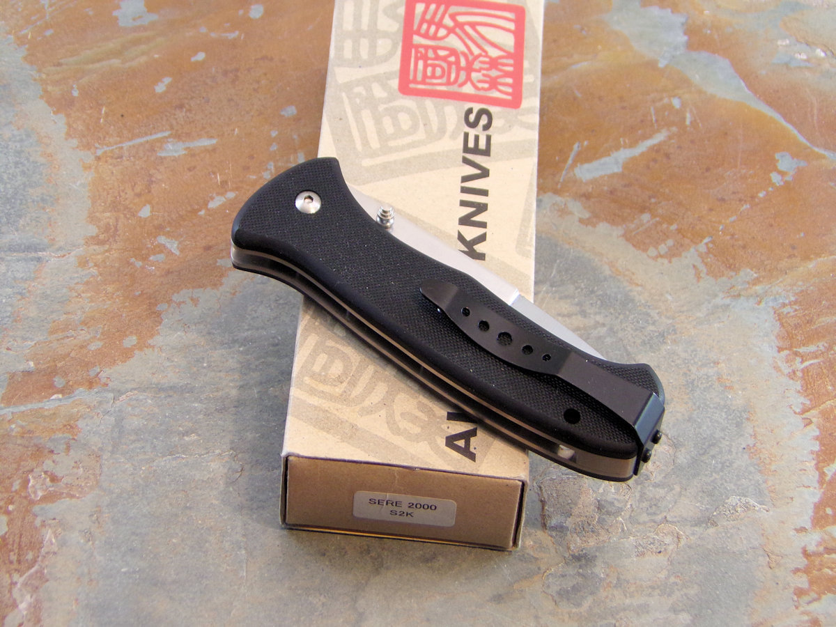 Нож складной Al Mar Sere 2000, сталь VG-10, рукоять стеклотекстолит G-10, чёрный от Ножиков